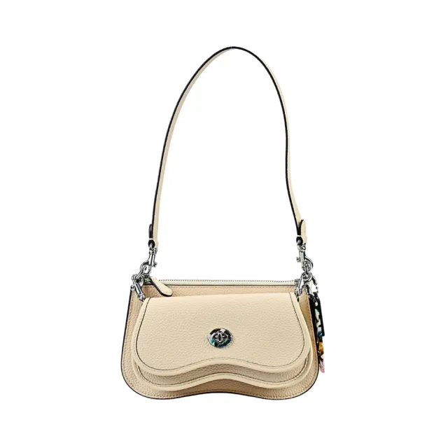 【COACH】Topia Wavy Dinky手提/肩背多用小包(米白色)
