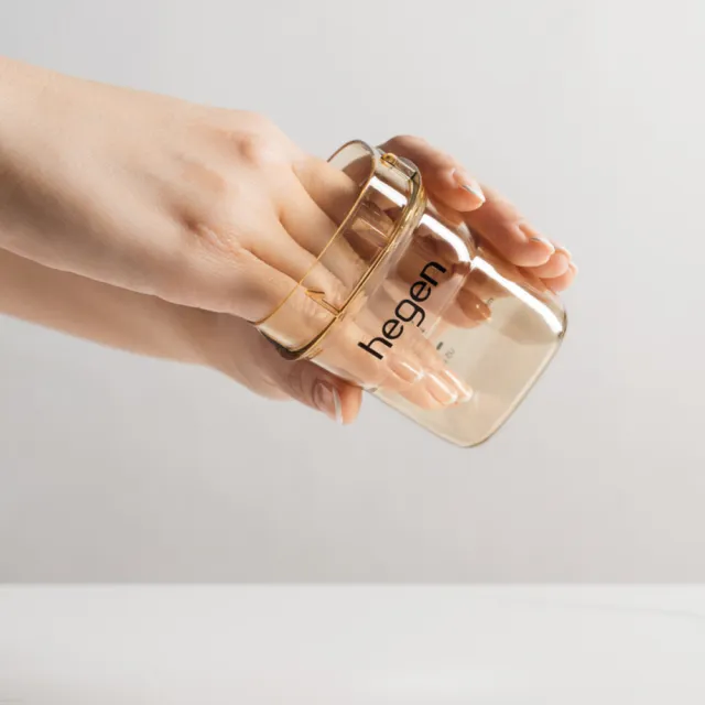 【hegen】總代理｜PCTO™金色奇蹟PPSU多功能方圓型寬口奶瓶 150ml(象牙白)