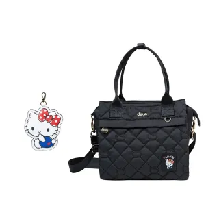 【deya】官方直營 凱蒂hello kitty 奧黛麗赫本抗菌小托特 贈kitty卡套夾(三麗鷗 托特包)