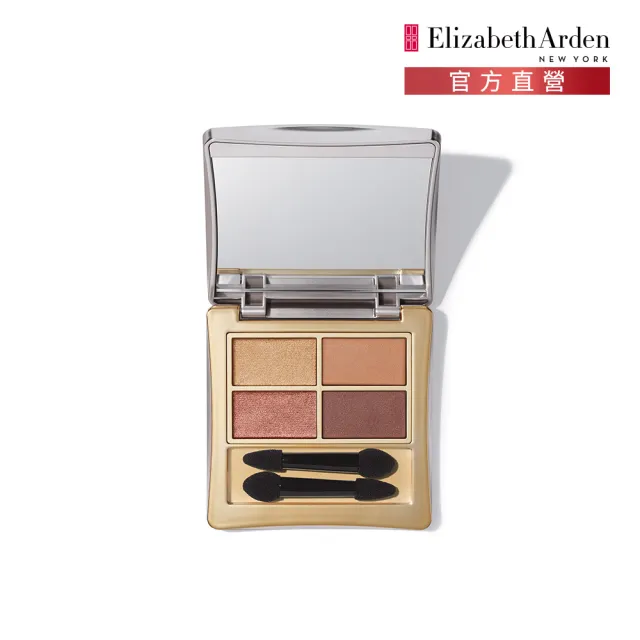 【Elizabeth Arden 伊麗莎白雅頓】官方直營 雅頓魅力四色眼影盤3g  3款任選(眼影/大地色/玫瑰色)