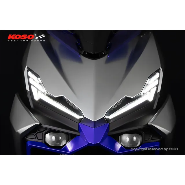 【KOSO】龍紋 LED 前方向燈(SYM三陽DRGBT二代/ NEW DRGBT / DRG II 前方向燈組/方向燈：黃光/定位燈：白光)