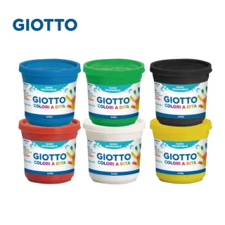 【GIOTTO】幼兒安全手指膏200ml-6色(手指畫 繪畫顏料 安全無毒 好洗 抗敏)