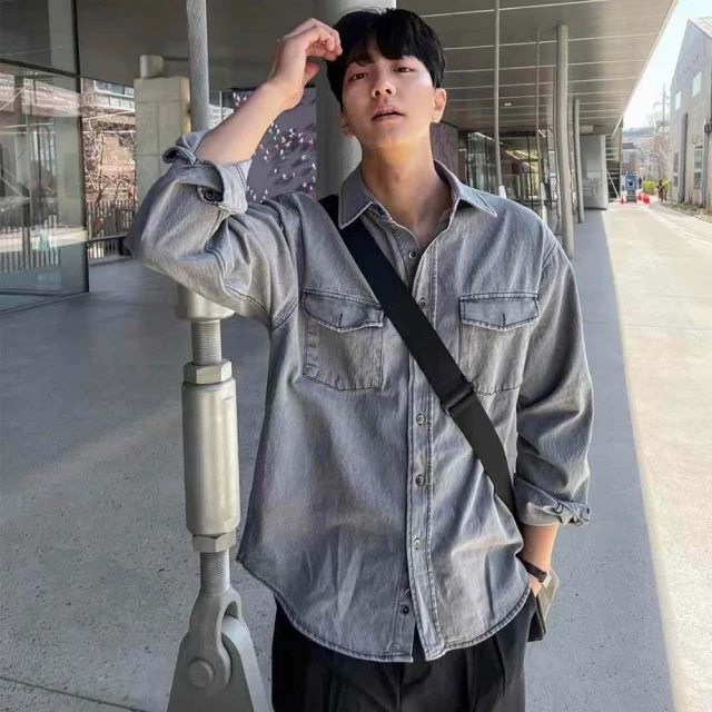 牛仔襯衫