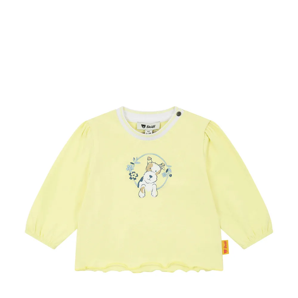 【STEIFF】熊頭童裝 印花長袖T恤衫(長袖上衣)