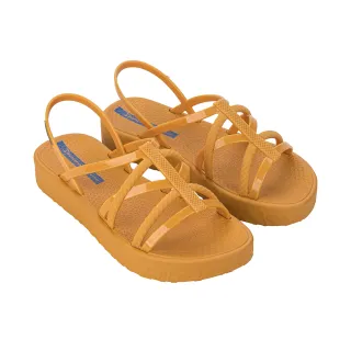 【IPANEMA】多層次交叉細帶涼拖鞋(棕色)