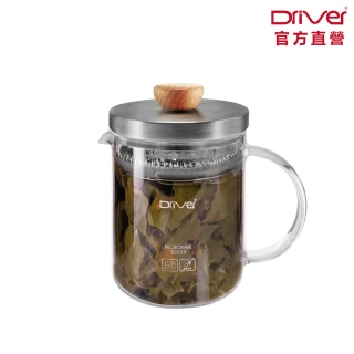 【Driver】冷熱兩用沖茶壺-400ml(泡茶壺 沖茶壺 熱茶壺 沏茶壺 冷水壺 耐熱玻璃壺 玻璃壺 沖泡茶壺)