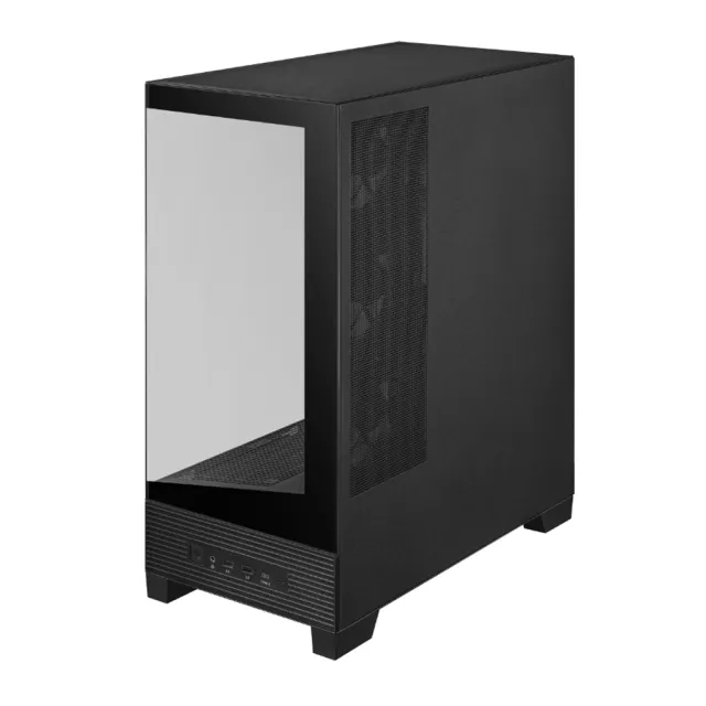 【ASUS 華碩】A31 PLUS 中塔電腦機殼 全景玻璃 黑色(A31-PLUS-B)