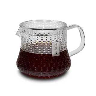 【Driver】河野流靜岡玻璃壺-420ml(木質盒裝 咖啡壺 茶壺 耐熱玻璃壺 咖啡器具 手沖咖啡 咖啡禮盒)