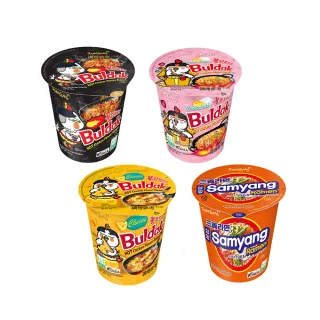 【三養火辣雞】火辣雞肉風味鐵板炒麵 杯裝6入/箱(經典/奶油白醬/起司風味/元祖拉麵)