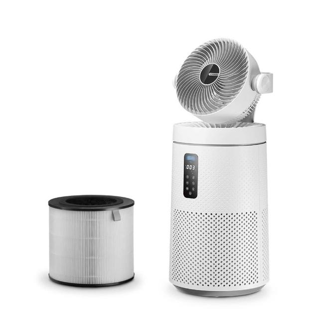 【CHIMEI 奇美】智能空氣循環HEPA微濾淨UV殺菌三合一清淨機 小白淨(AP-09FRC1)