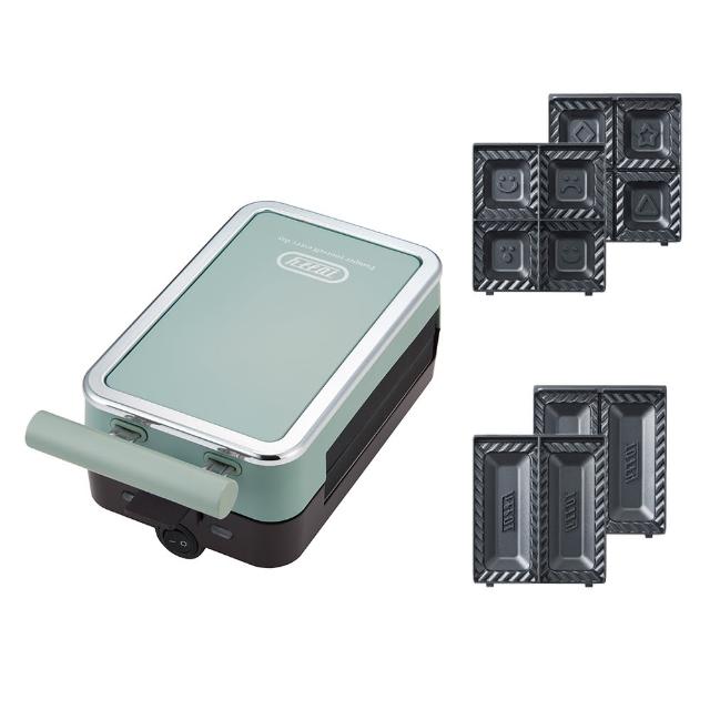 Toffy K-HS6 是一款日本設計的精緻小巧早餐機,典雅復古風格完美營造居家品味。內附兩格與四格烤盤,適合不同食量需求,輕鬆製作三明治、鬆餅或各種小點心,從鹹到甜一機搞定。烤盤可拆卸易清潔,小巧輕便好收納,特別適合空間有限的廚房。親子烹飪樂趣滿滿,簡單幾步驟為全家帶來幸福早晨。無論送禮或自用,都是理想的早餐神器! Toffy K-HS6