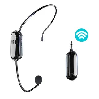 【Vita】2.4G無線頭戴麥克風 自動對頻教師無線耳麥 便攜教學小蜜蜂 耳掛式擴音器 舞台表演麥克風(開學)