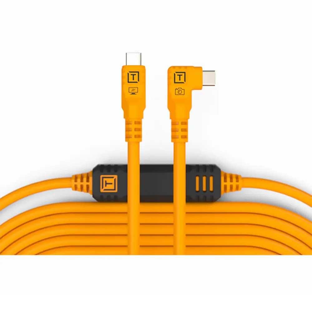 TETHER TOOLS】CUC31RT2-BLK USB-C 轉USB-C 直角傳輸線9.4M 黑色/橙色(公司貨) - momo購物網-  好評推薦-2026年1月