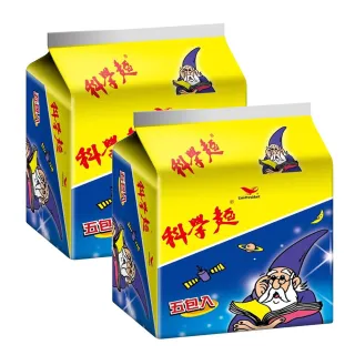【科學麵】科學麵原味40gx5入 x2袋(共10入)