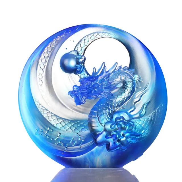 琉璃工房　龍 琉璃工房】蒼龍耀日！升生日禮物十二生肖入厝禮(龍/送禮/迎賓/禮品