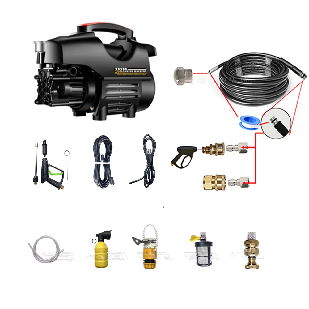 一本店鋪】S6洗車機+15米通水管水老鼠(洗車機洗地機洗紗窗洗冷氣洗洗衣機) - momo購物網- 好評推薦-2026年1月