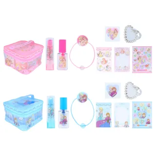 【sun-star】迪士尼公主/冰雪奇緣 華麗手提珠寶文具禮盒組(2款可選/橡皮擦+筆+備忘錄+貼紙+印章/畢業禮物)