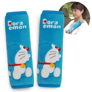 【Doraemon 哆啦A夢】KISS 安全帶護套組(2入/台灣製)