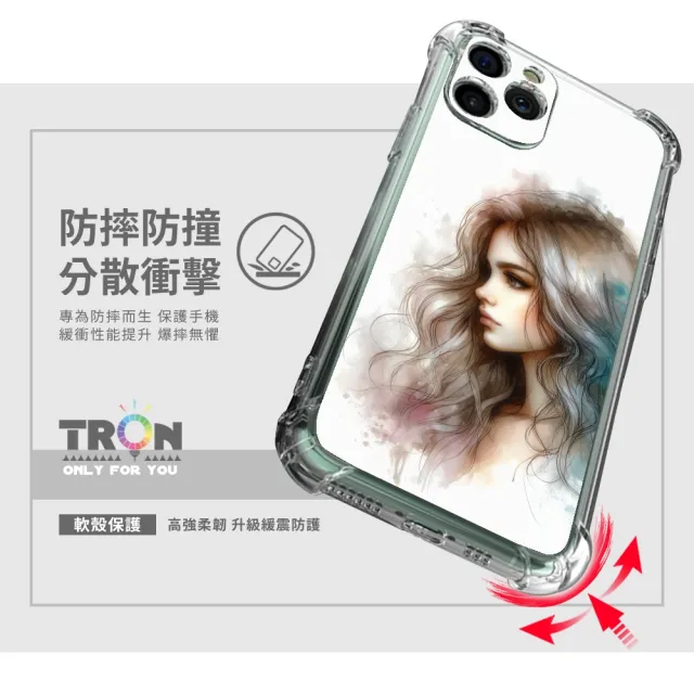 【TRON】OPPO系列 不愛笑的女孩 四角防摔軟殼手機殼(適用 OPPO A79)