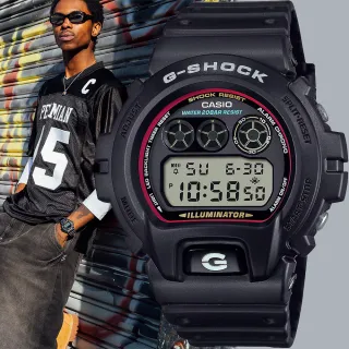 【CASIO 卡西歐】G-SHOCK 經典配色電子錶 學生錶 手錶 送禮 禮物 推薦(DW-6900RL-1)