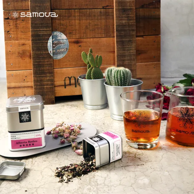 【Samova】Tea Tin 馬口鐵散茶 花果茶 / 50-100g(紅茶/綠博士茶)