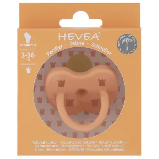 【hevea】彩色乳膠奶嘴 - 哈密瓜 0~3個月(使用FDA認可的天然彩色顏料)