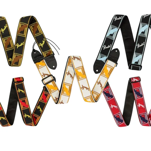 【Fender】MONOGRAMMED STRAPS 2” 背帶(共五色 原廠公司貨)