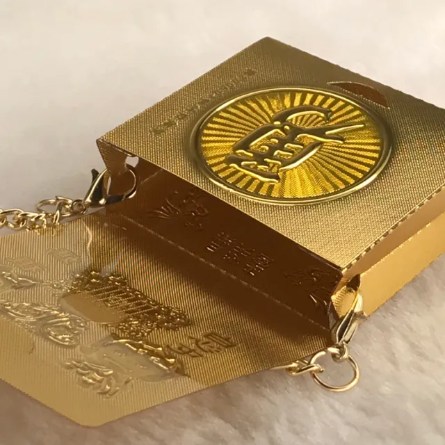 【三省堂】白沙屯媽祖金箔書包吊飾X10入(天上聖母媽祖開運祈福書包正版 拱天宮授權)