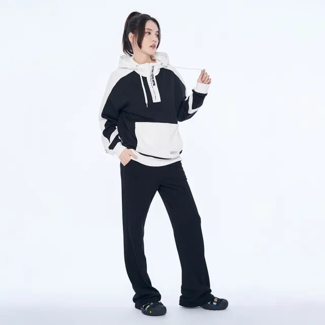 【5th STREET】雙11 女裝 長褲 寬褲 休閒褲 黑色(967093)