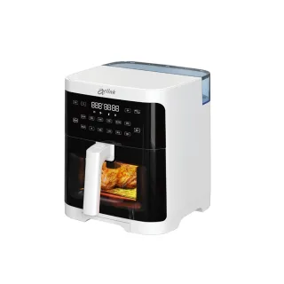 【Arlink】蒸氣氣炸鍋 5L 可透視 玻璃氣炸鍋 SB02(氣炸鍋配件/蒸氣鍋/鮮魚料理)