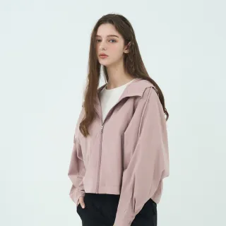 【GIORDANO 佐丹奴】女裝SORONA防潑水輕薄外套 Urban Commute系列(47 豆沙粉)