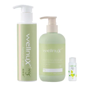 【WellnuX 維妮舒】浴潔露150ml+酵素手洗精300ml(私密內外防護天天使用溫和安心)