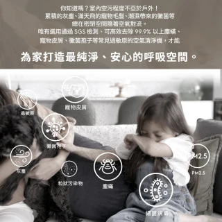 【Electrolux 伊萊克斯】極適家居300抗敏清淨機EP32-27SWA UGA WBA(8坪適用/3色任選/APP智能遙控)