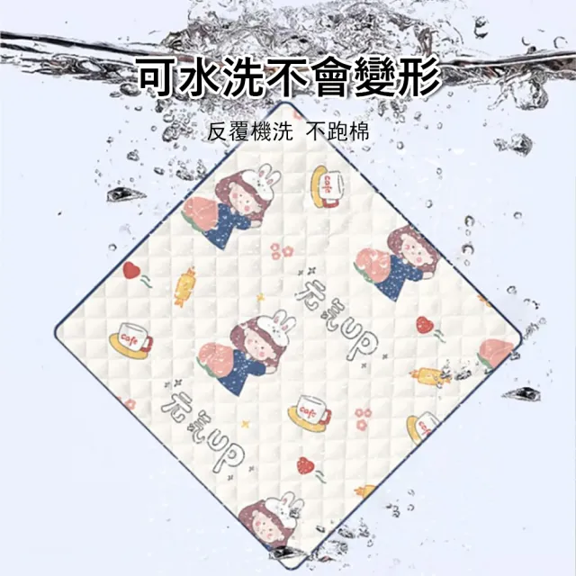 【Kyhome】日系印花便攜野餐墊 加大加厚露營墊 防水防潮戶外地墊 沙灘墊/爬行墊(200*200cm)