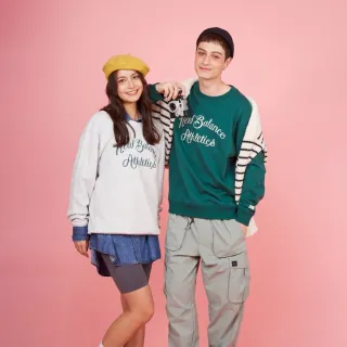 【NEW BALANCE】NB 刺繡文字長袖上衣_MT43583AHH_MT43583HEB_MT43583MHN(美版 版型偏大)