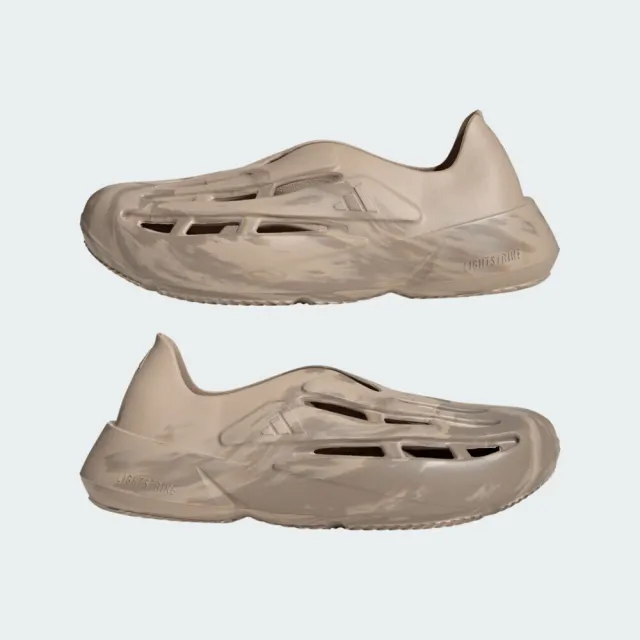【adidas 愛迪達】Lightstride MOC 男女 運動休閒鞋 洞洞鞋 懶人鞋 涼鞋 快乾 緩震 卡其(JI2277)