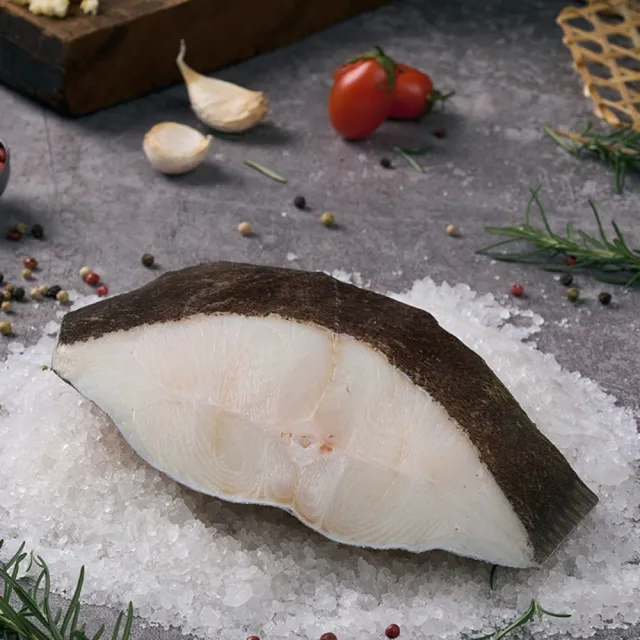 【森嶼鮮物】超厚切大比目魚及鮭魚片雙拼(8片組)