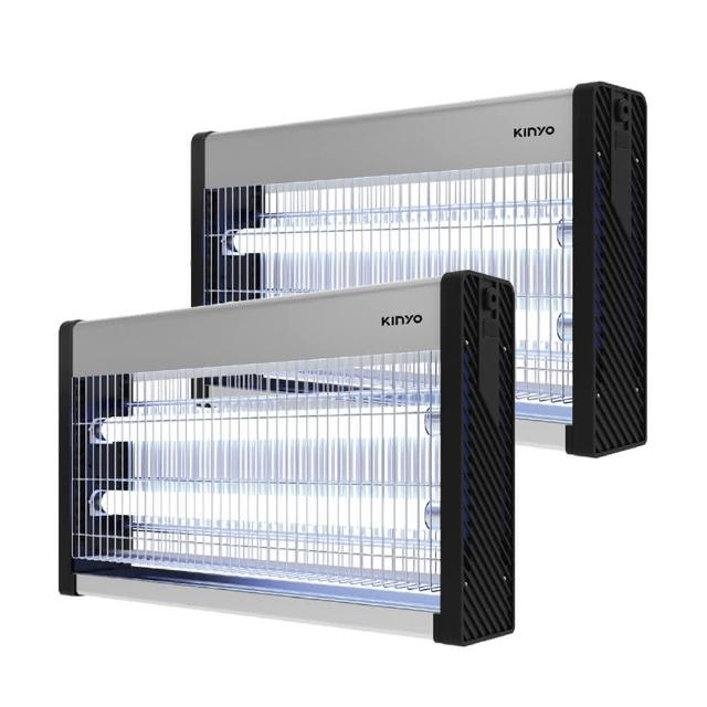 【KINYO】30W雙UVA燈管電擊式捕蚊燈/KL-9837(超值二入)