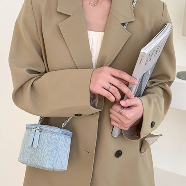 【LEEHER】雙11 盒子小方包/化妝盒包/迷你包/小香風/菱格包/斜背包/肩背包/包包/復古百搭/可愛 