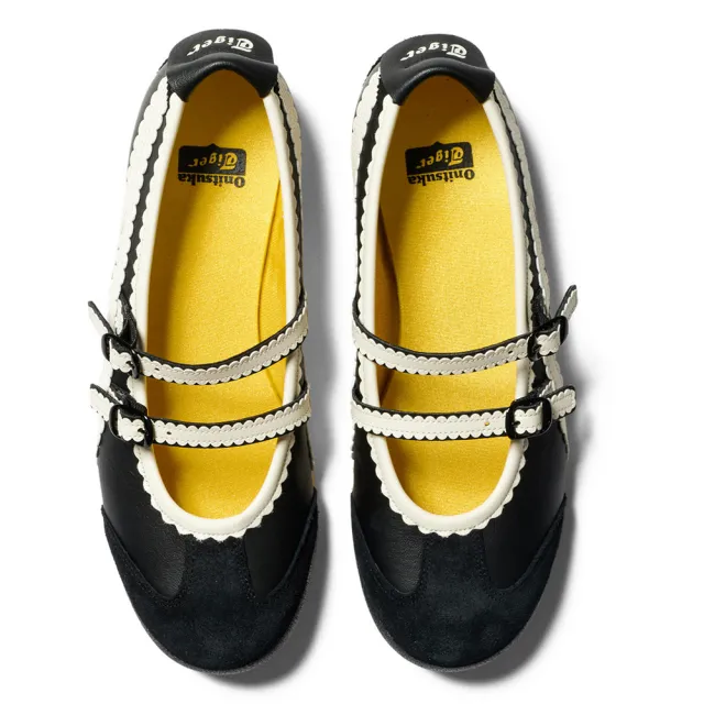 【Onitsuka Tiger】鬼塚虎 黑底白虎爪紋 MEXICO 66 TGRS 休閒鞋 (1182A678-001)
