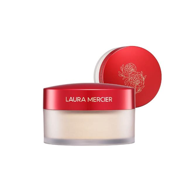 【LAURA MERCIER 蘿拉蜜思】奢華牡丹限量煥顏透明蜜粉禮盒(煥顏透明蜜粉29g/冠軍蜜粉 送禮)