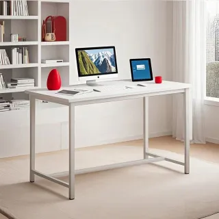 【E家工廠】書桌 電腦桌 收納書桌 工作桌 辦公桌 學生桌 長桌(375-KC書桌100公分（白色）)