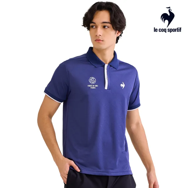 【LE COQ SPORTIF 公雞】吸濕排汗短袖POLO衫 男女款-5色-LWV21341_LWV22341