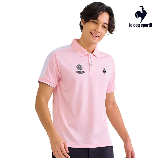 【LE COQ SPORTIF 公雞】吸濕排汗短袖POLO衫 男女款-5色-LWV21341_LWV22341