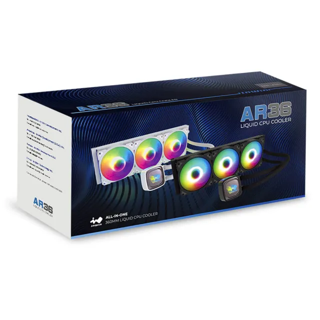 【InWin 迎廣】AR36 ARGB水冷 黑色(AR36)