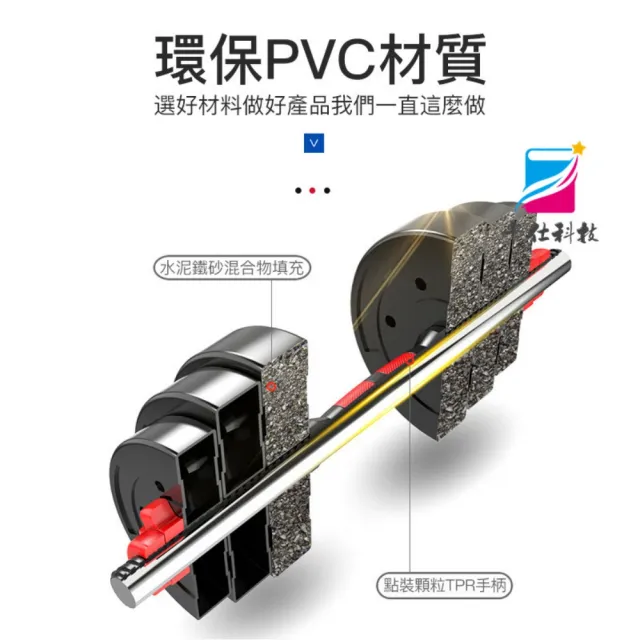 【小不記】50KG啞鈴組/啞鈴/槓鈴(贈 啞鈴桿+連接桿+手套+護碗 力量訓練 重訓 舉重 居家健身 運動健身器材)