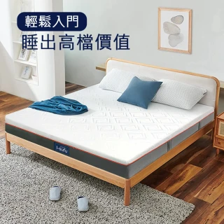 【舒福家居】全新升級高支撐Q彈零壓乳膠記憶棉床墊(6尺雙人加大)