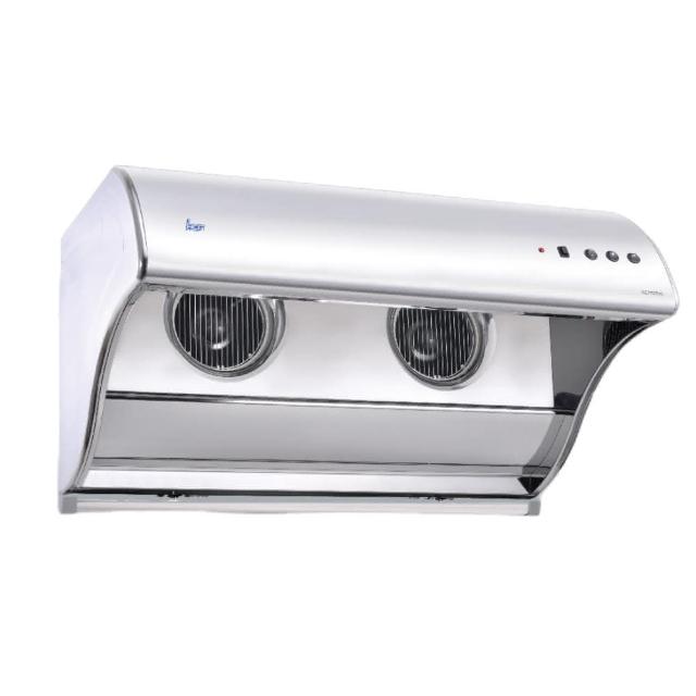 【HCG 和成】斜背式直立電熱除油煙機90公分(SE-756SXL原廠安裝)