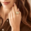 【FOSSIL】Watch Ring 手錶戒指 戒指錶-金 禮物 送禮 推薦(ES5246)