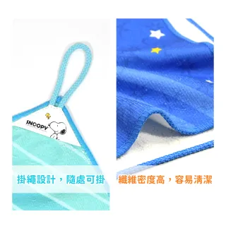 【SNOOPY 史努比】任選-超細纖維印花擦拭巾 擦手巾(35X35 三款選)
